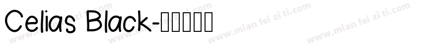 Celias Black字体转换